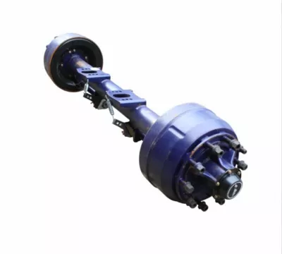 Ось L1 прицепа в сборе с тормозным барабаном ЕВРО с АБС L=1850мм. 127х14 8 тонн 8527-2410006/Л1Н08КР11.1850