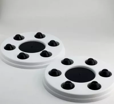 Колпаки на Газель, комплект 2 шт белый