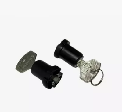 Личинка замка двери КАМАЗ (ЧЁРНАЯ,комплект) 5460-6105330-01, 5460-6105330-00