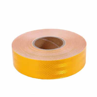 Светоотражающая клейкая контурная лента (желтая) 10 метров 4346n4