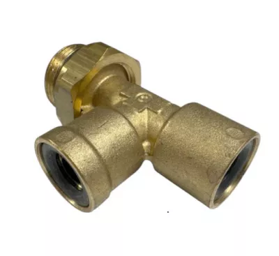 Тройник В12х22хВ12 в сборе (2 стороны под пластиковую трубку ф 12) 9412 12-м22х1,5